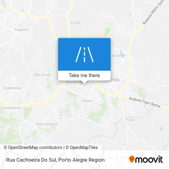 Rua Cachoeira Do Sul map