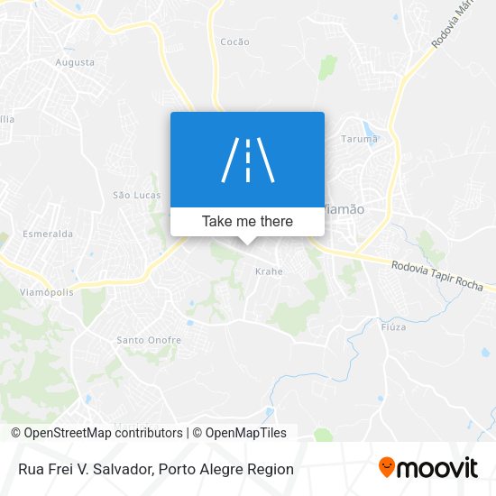 Rua Frei V. Salvador map