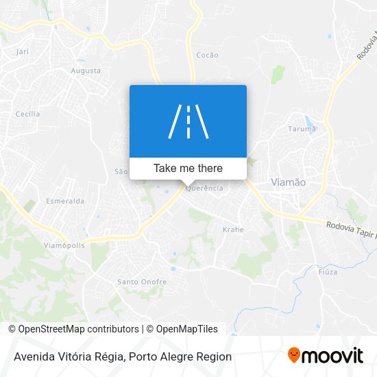 Avenida Vitória Régia map