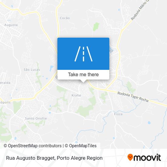 Rua Augusto Bragget map