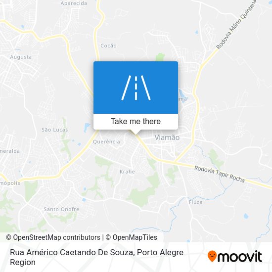 Rua Américo Caetando De Souza map