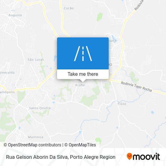 Rua Gelson Aborin Da Silva map