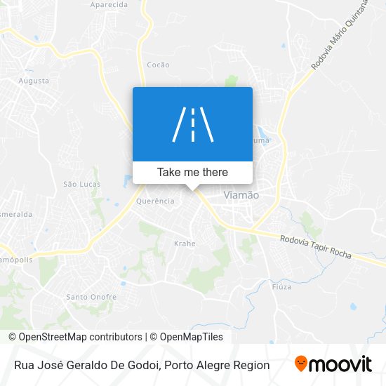 Rua José Geraldo De Godoi map