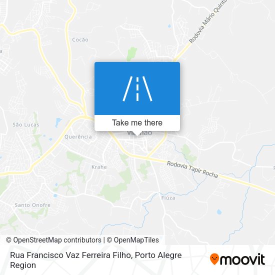 Rua Francisco Vaz Ferreira Filho map
