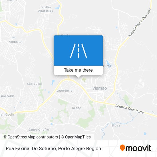 Rua Faxinal Do Soturno map
