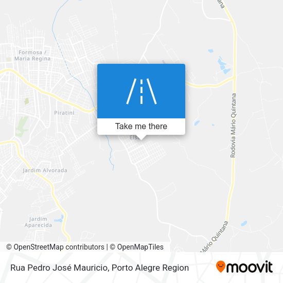 Rua Pedro José Mauricio map