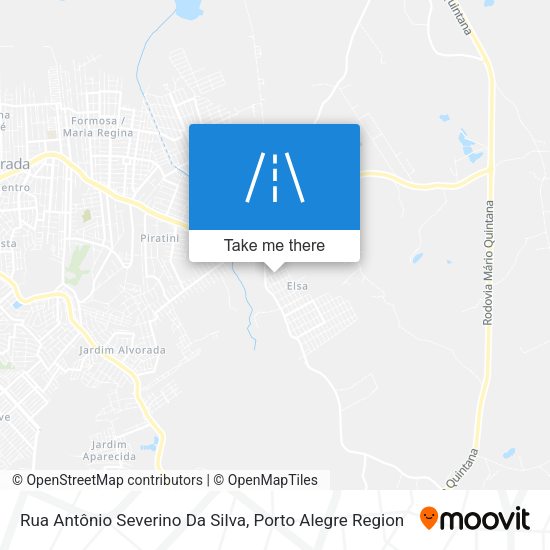 Rua Antônio Severino Da Silva map