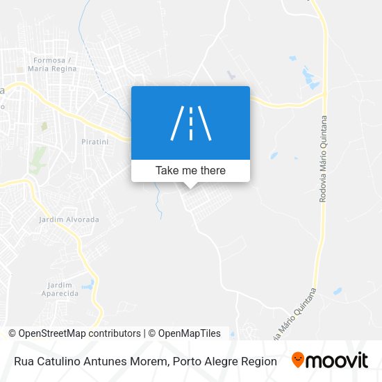 Rua Catulino Antunes Morem map