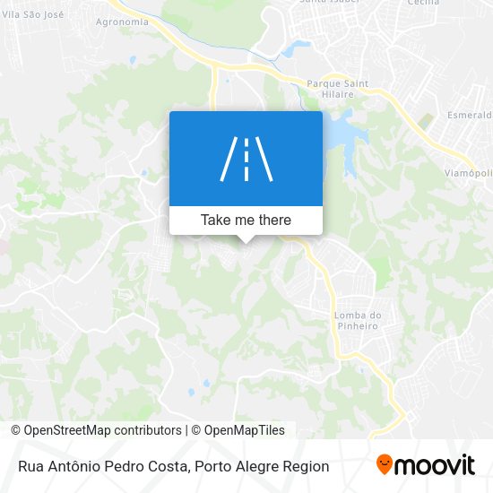 Rua Antônio Pedro Costa map