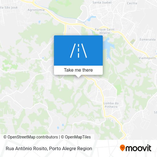 Rua Antônio Rosito map