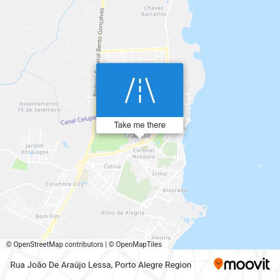 Rua João De Araújo Lessa map