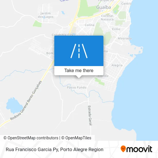 Rua Francisco Garcia Py map