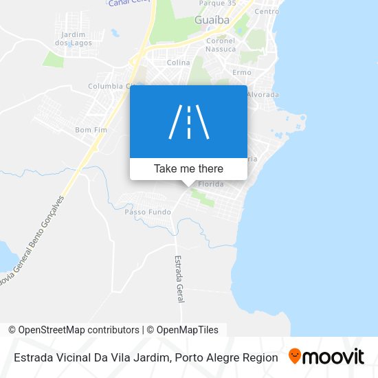 Estrada Vicinal Da Vila Jardim map