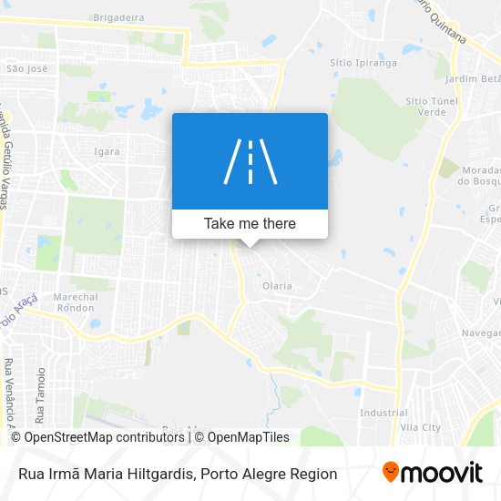Rua Irmã Maria Hiltgardis map