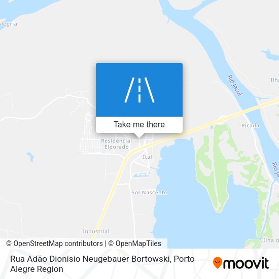 Rua Adão Dionísio Neugebauer Bortowski map