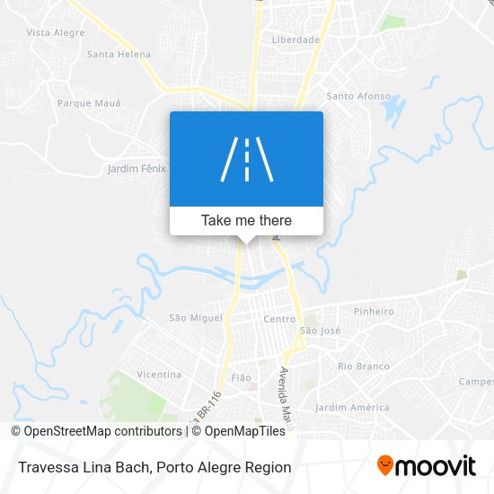 Travessa Lina Bach map