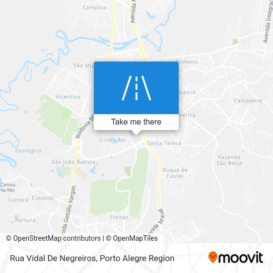 Rua Vidal De Negreiros map