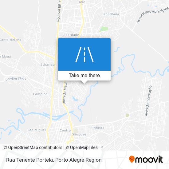 Rua Tenente Portela map