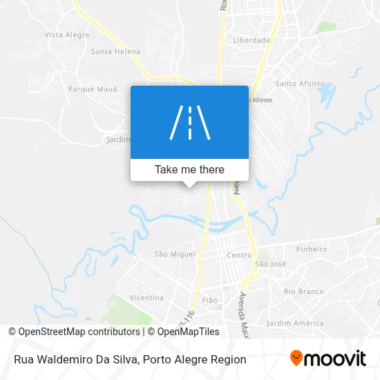 Rua Waldemiro Da Silva map