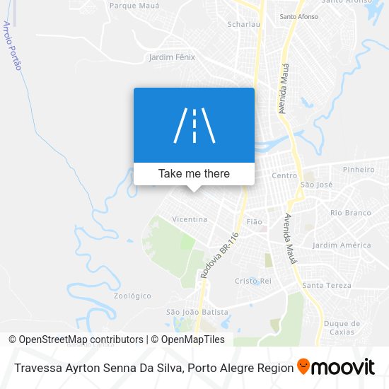 Travessa Ayrton Senna Da Silva map