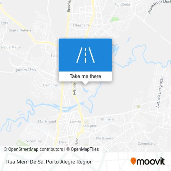Rua Mem De Sá map