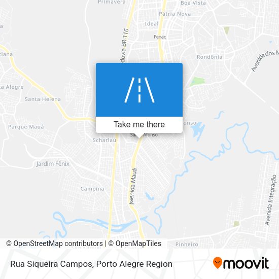 Rua Siqueira Campos map