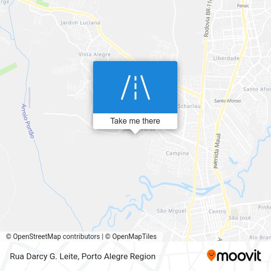 Rua Darcy G. Leite map