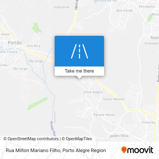Rua Milton Mariano Filho map
