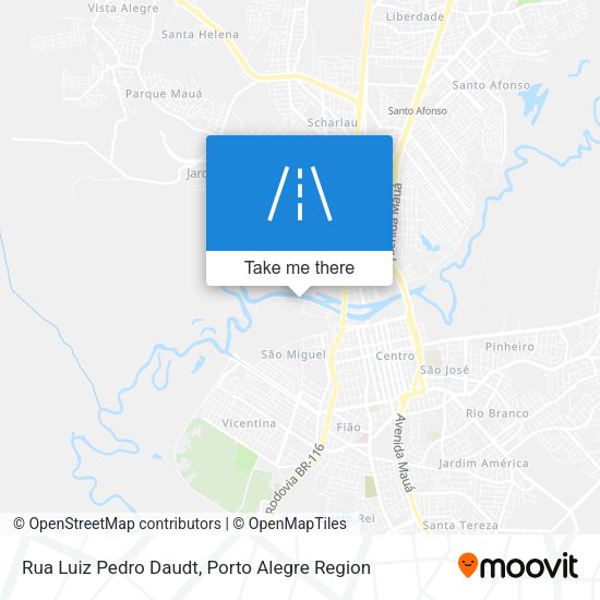 Rua Luiz Pedro Daudt map