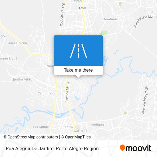 Rua Alegria De Jardim map