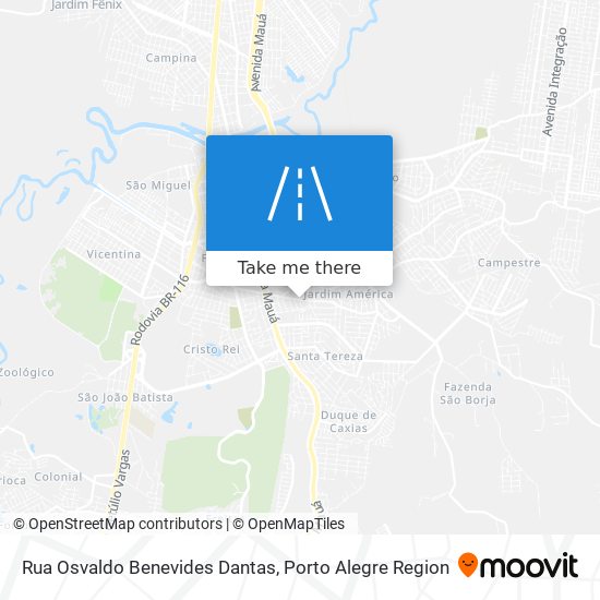 Rua Osvaldo Benevides Dantas map