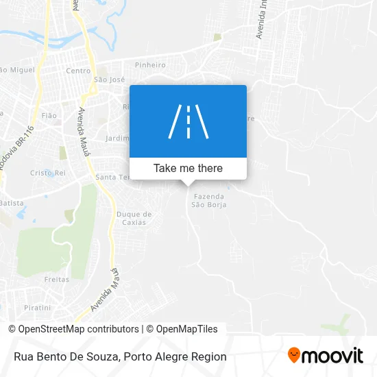 Rua Bento De Souza map