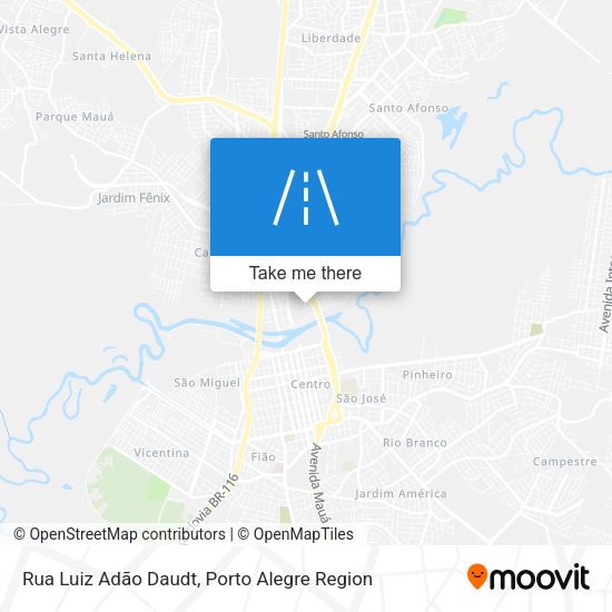 Rua Luiz Adão Daudt map