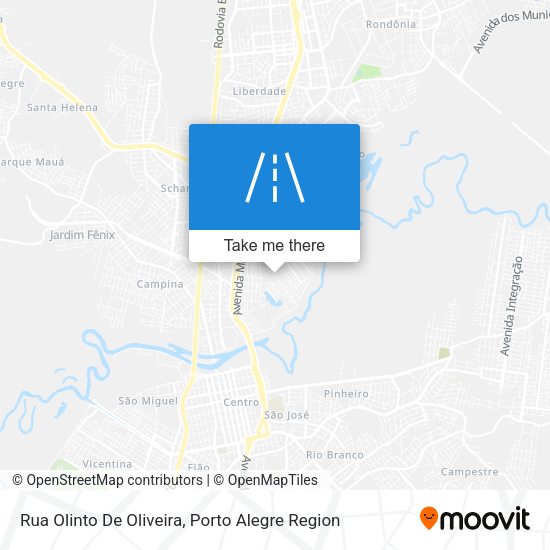 Rua Olinto De Oliveira map