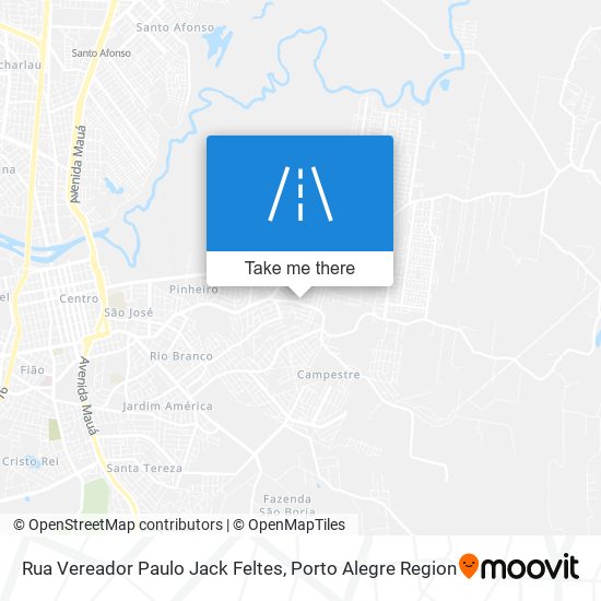 Rua Vereador Paulo Jack Feltes map