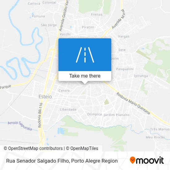 Rua Senador Salgado Filho map