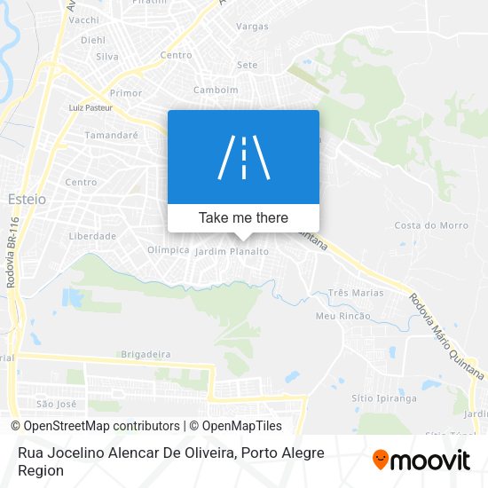 Rua Jocelino Alencar De Oliveira map