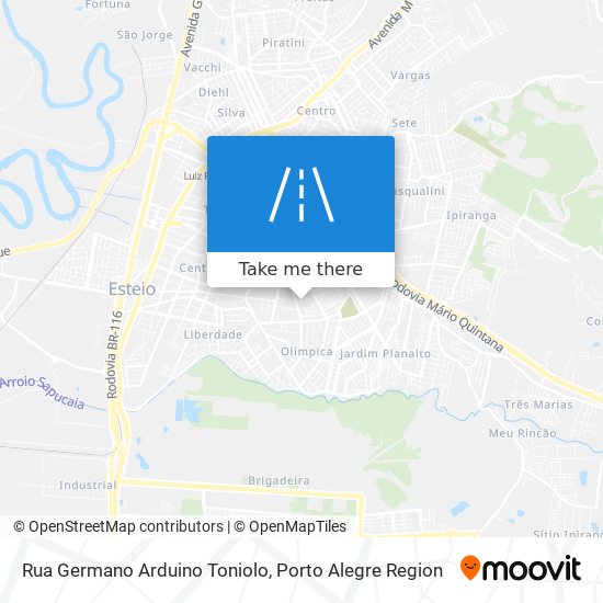 Rua Germano Arduino Toniolo map