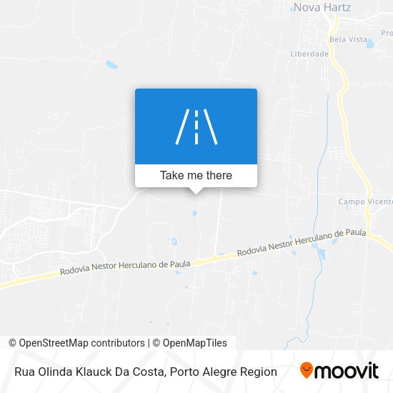 Rua Olinda Klauck Da Costa map