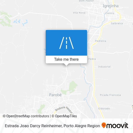 Estrada Joao Darcy Reinheimer map