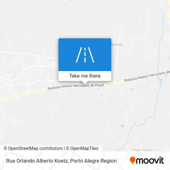 Rua Orlando Alberto Koetz map