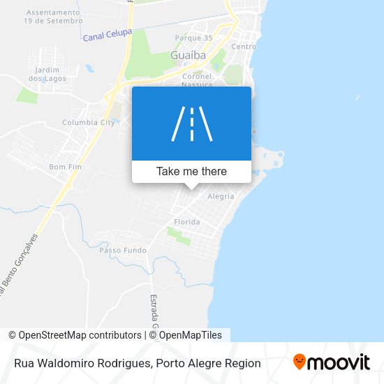 Rua Waldomiro Rodrigues map