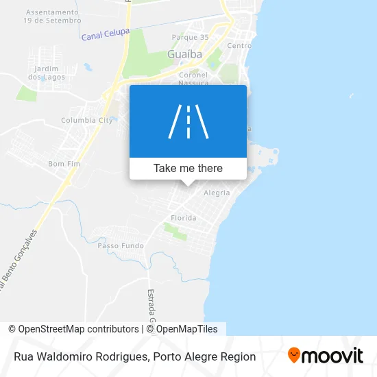 Rua Waldomiro Rodrigues map