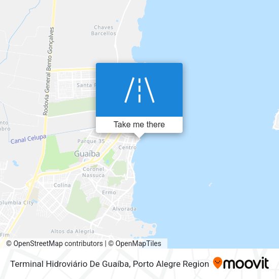 Terminal Hidroviário De Guaíba map