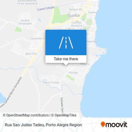 Rua Sao Judas Tadeu map