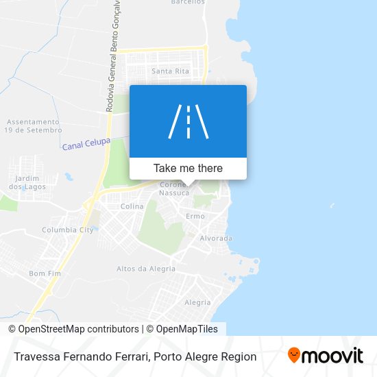 Travessa Fernando Ferrari map