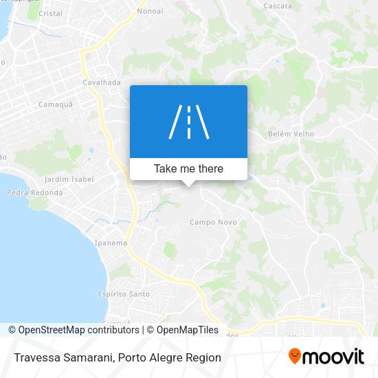 Travessa Samarani map
