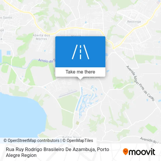 Rua Ruy Rodrigo Brasileiro De Azambuja map
