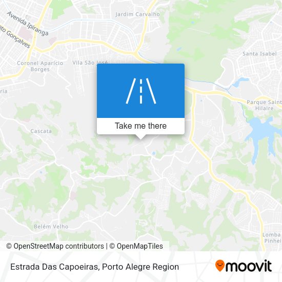 Estrada Das Capoeiras map
