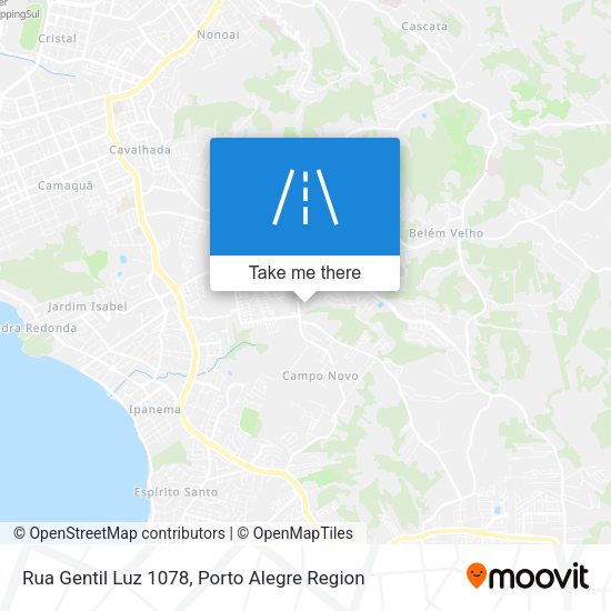 Rua Gentil Luz 1078 map